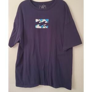 Billabong T Shirt Mens XL Black Short Sleeve Crewneck 100% Cotton Surf Skate